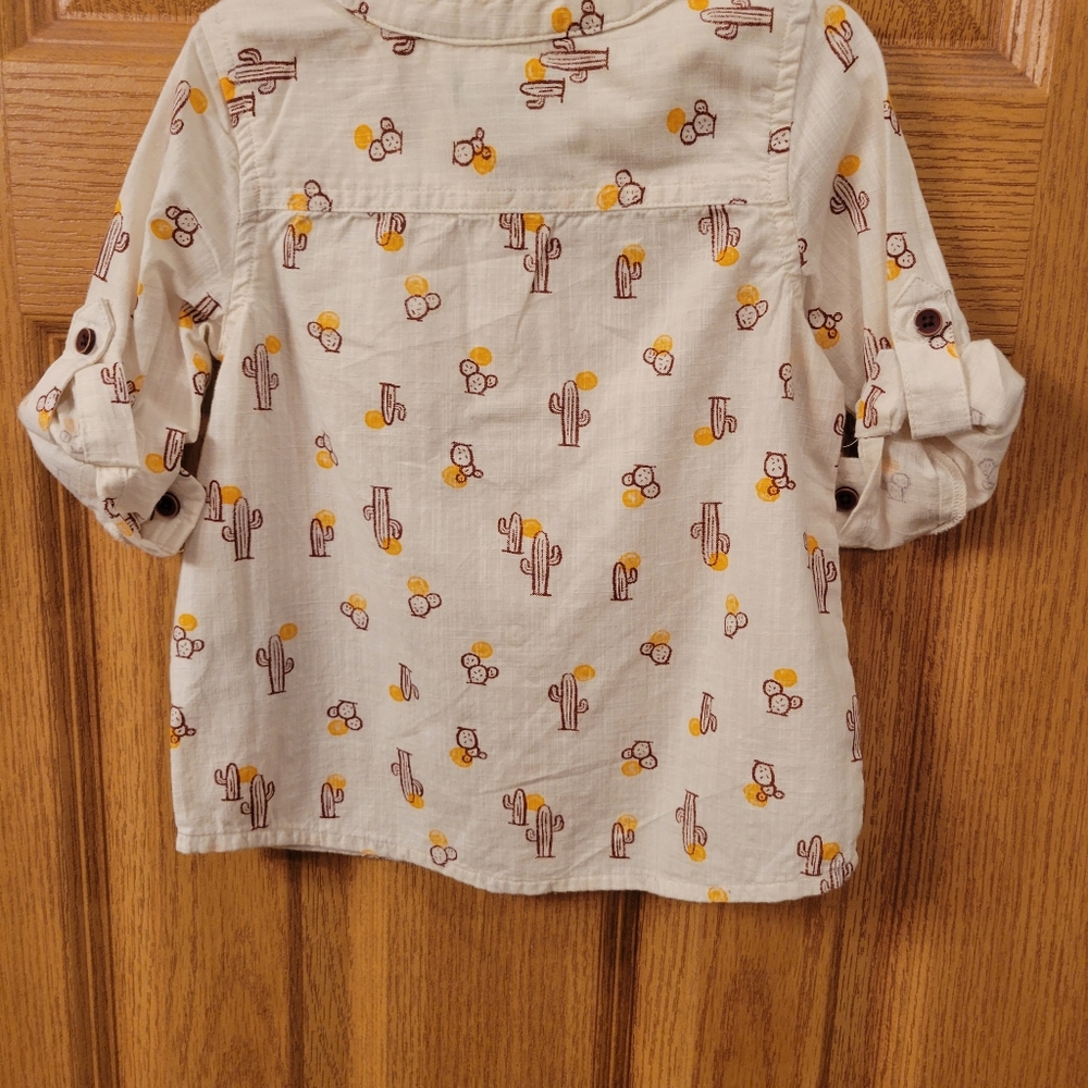 Baby Cactus Blouse Size 6-12mos. - Picture 4 of 5